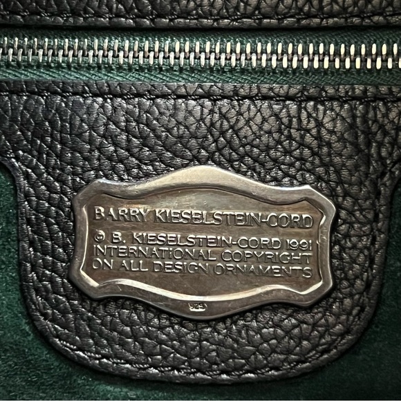 Barry Kieselstein-Cord Vintage Equestrian Leather Bag 925 Sterling Silver Horse - Picture 8 of 16